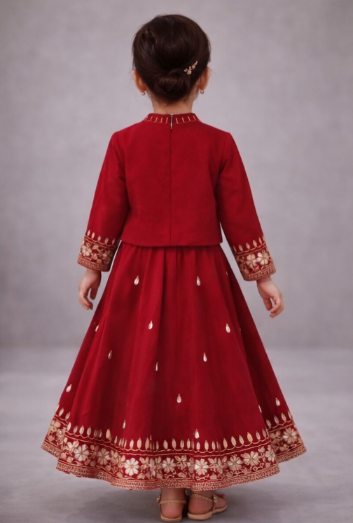Pre Order: Sindoori Noor Lehenga Set