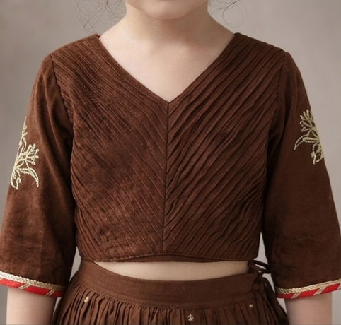 Pre Order: Noor Mocha Luxe Lehenga Set
