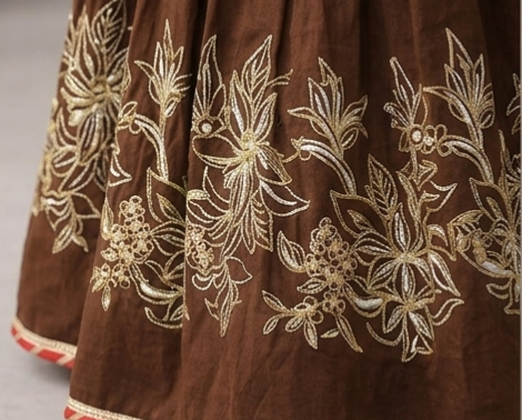 Pre Order: Noor Mocha Luxe Lehenga Set