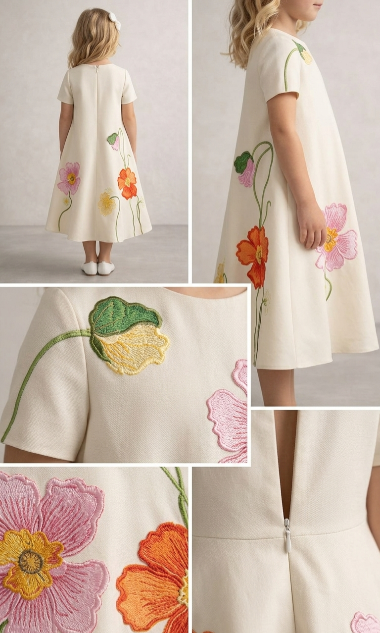Pre Order: Floral Whisper Gown