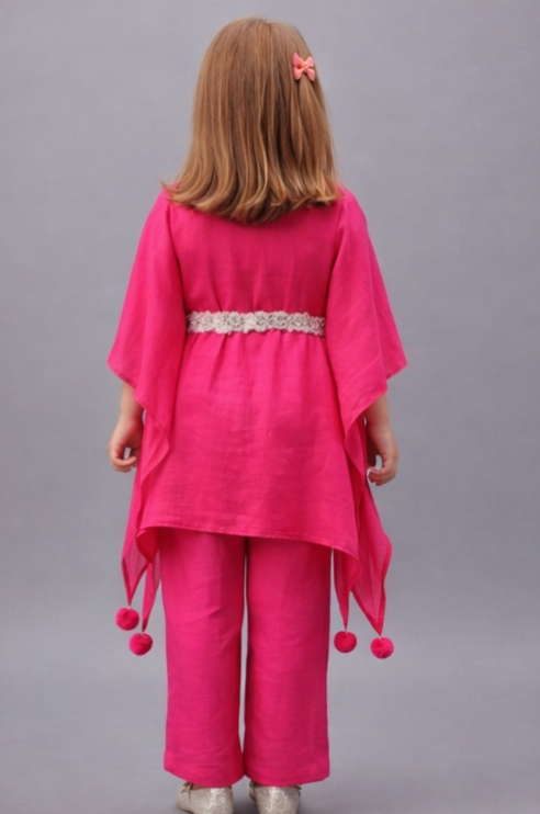 Pre Order : Pink Royale Kaftan Set