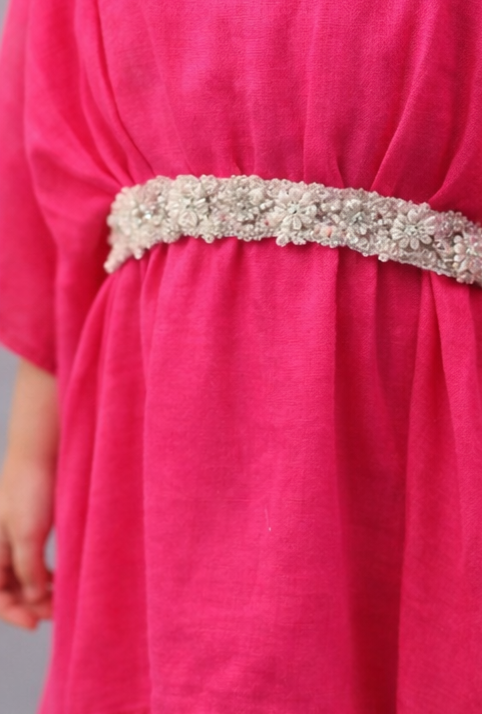 Pre Order : Pink Royale Kaftan Set