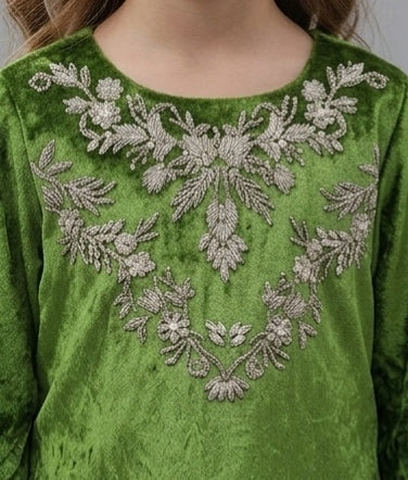 Pre Order: Emerald Grace Palazzo Set