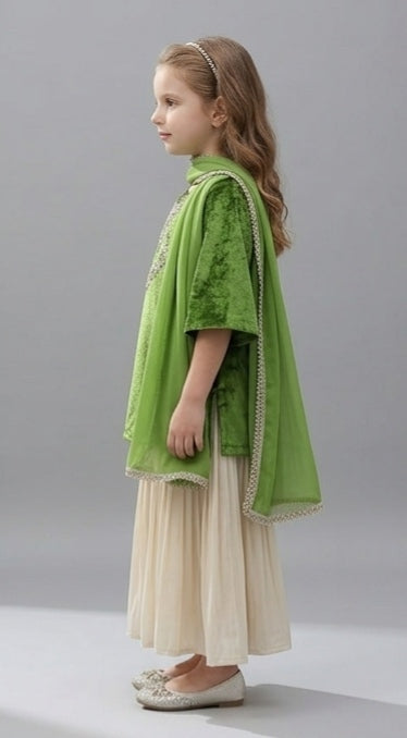 Pre Order: Emerald Grace Palazzo Set