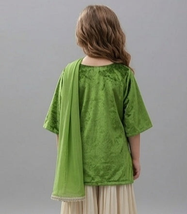 Pre Order: Emerald Grace Palazzo Set