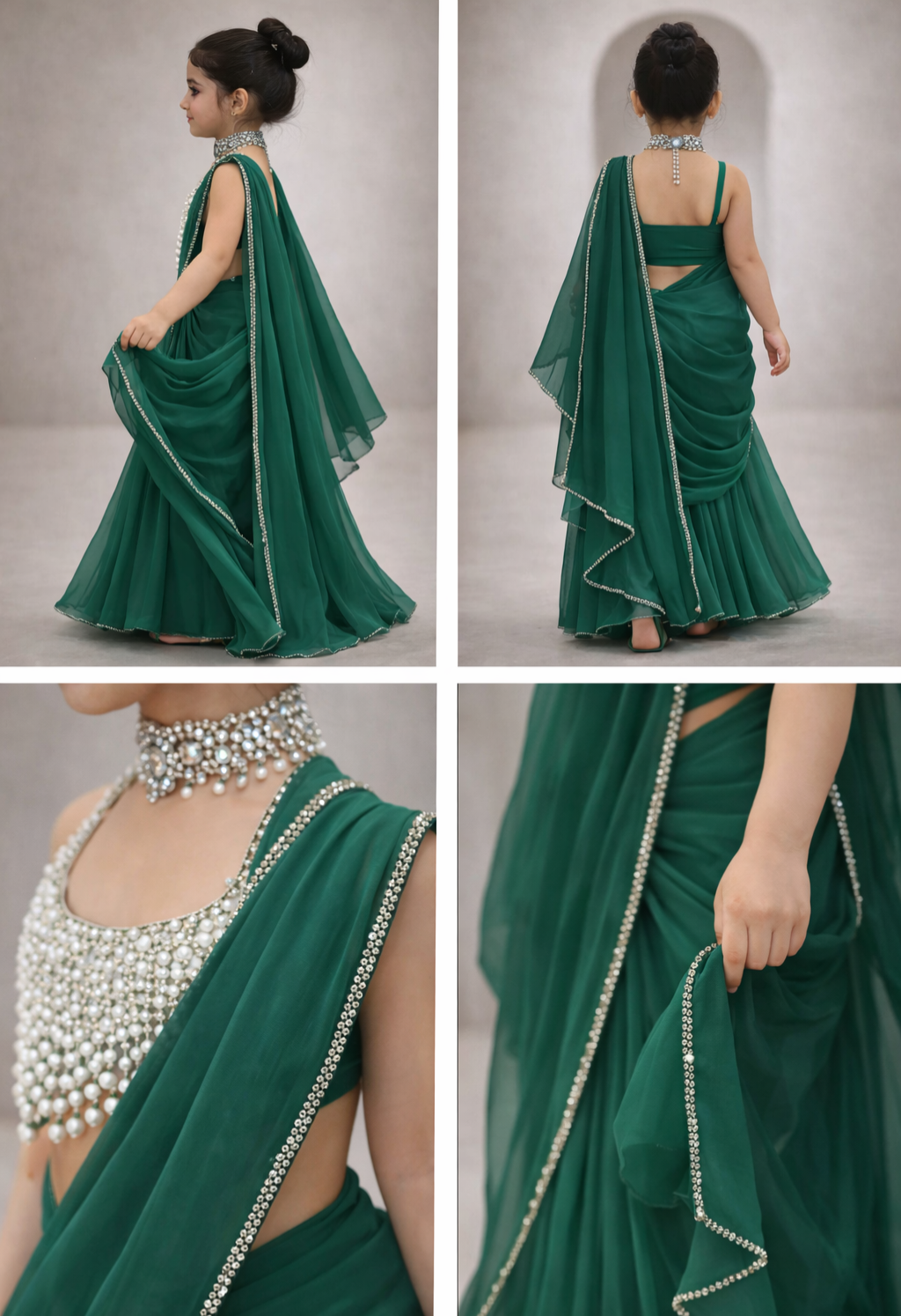 RTD Pre Order: Pearl Noor Saree Set