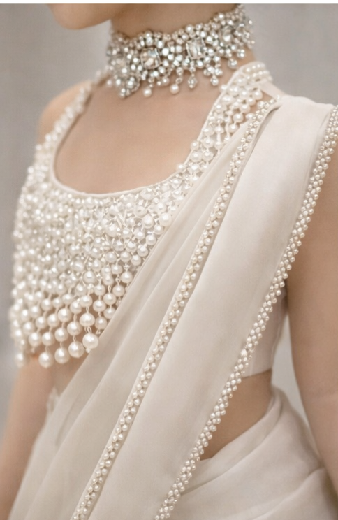 RTD Pre Order: Little Pearl Fairy Saree Set