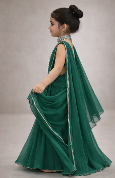 RTD Pre Order: Pearl Noor Saree Set