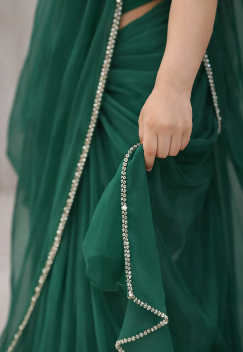 RTD Pre Order: Pearl Noor Saree Set
