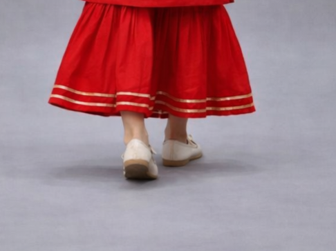Pre Order: Crimson Royale Sharara Set