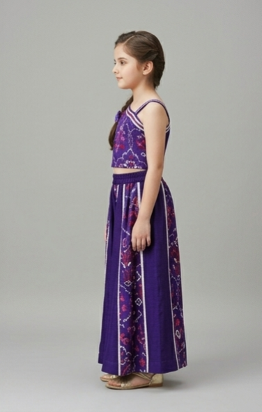 Pre Order: Purple Fairy Sharara Set