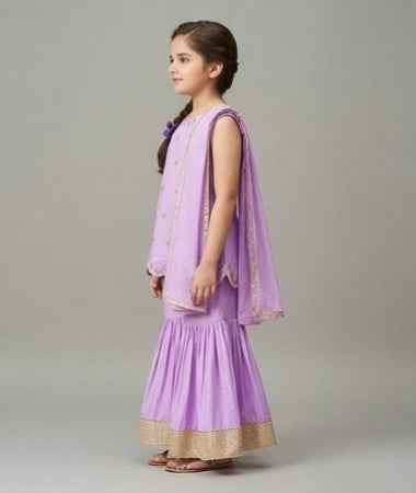 Pre Order: Lilac Dream Sharara Set
