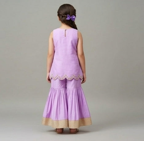 Pre Order: Lilac Dream Sharara Set