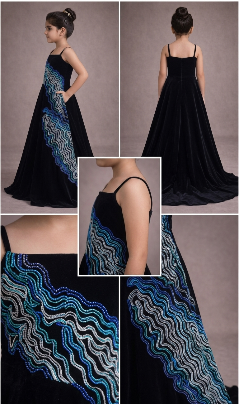 Pre Order: Midnight Wave Gown