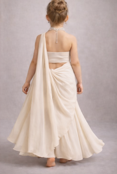 Pre Order: Rajkumari Pearl Saree Set