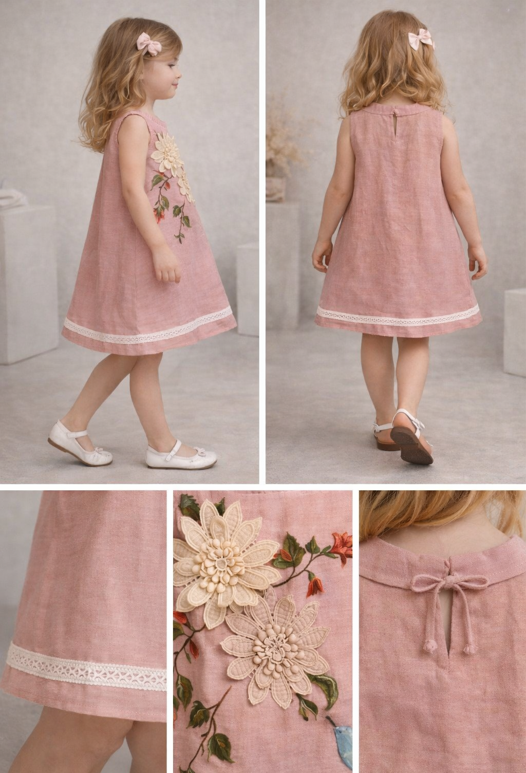 Pre Order: Blush Hummingbird Bloom Dress