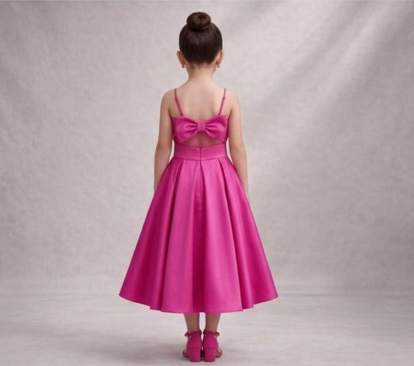 Pre Order: Pink Princess Bow Dress