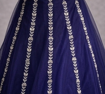 Pre Order: Royal Sapphire Charm Lehenga