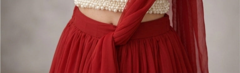 Pre Order: Rajkumari Pear Lehenga Set