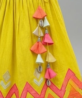 Pre Order: Sunflower Bloom Lehenga