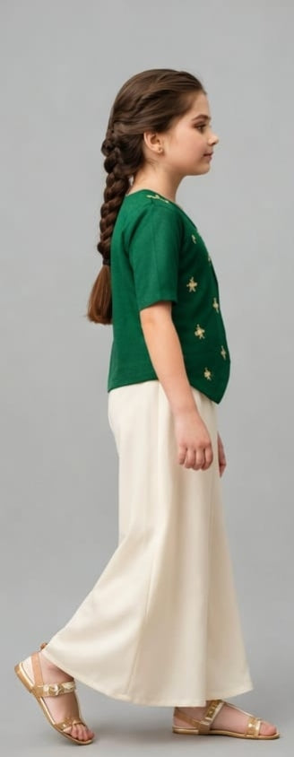 Pre Order: Emerald Bloom Palazzo Set