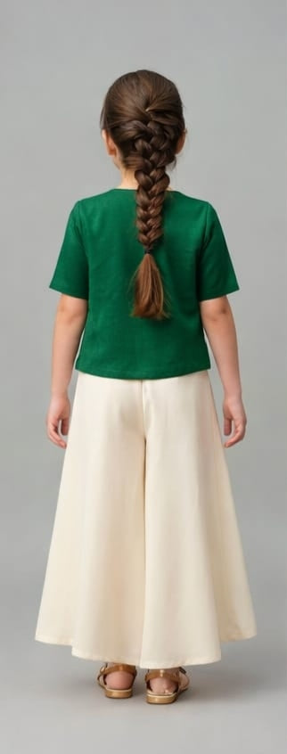 Pre Order: Emerald Bloom Palazzo Set