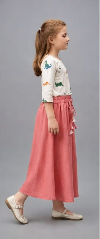Pre Order:Little Safari Lehenga Set