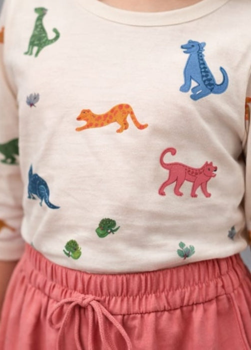 Pre Order:Little Safari Lehenga Set