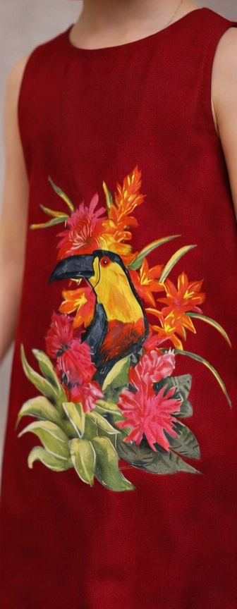 Pre Order: The Royal Toucan  Dress