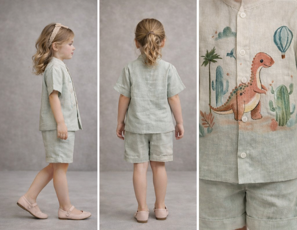 Pre Order: Little Dino Trails Co-ord Set