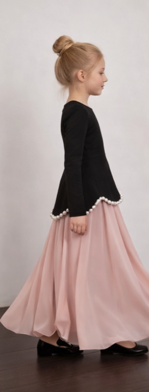 Pre Order: Blush Pearl Elegance Gown
