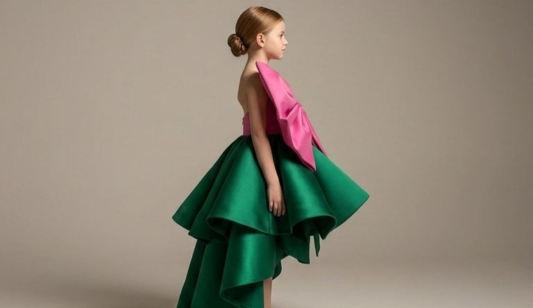 Pre Order: Jewel Bow Princess Gown