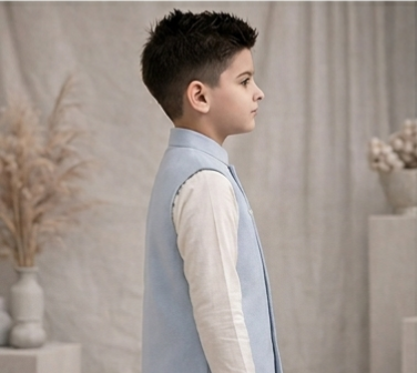 Pre Order:  Ocean Life  Kurta Set With Jacket