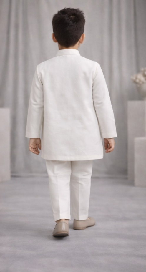 Pre Order: Royal Safari Ethnic Kurta Set With Jacket