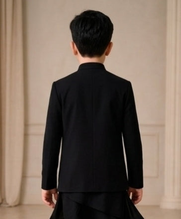 Pre Order: Midnight Skyline Sherwani And Pant