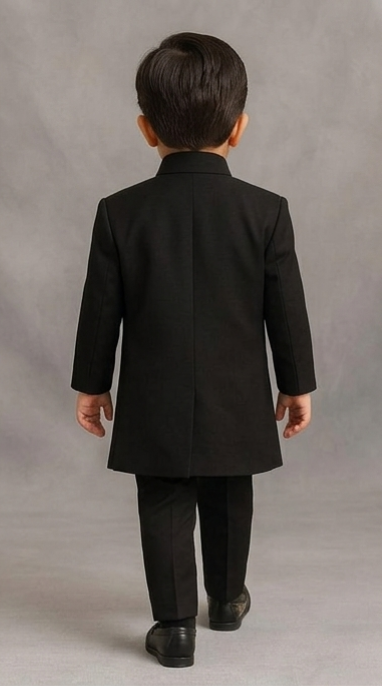 Pre Order:Zebra Embroidered Sherwani And Pant