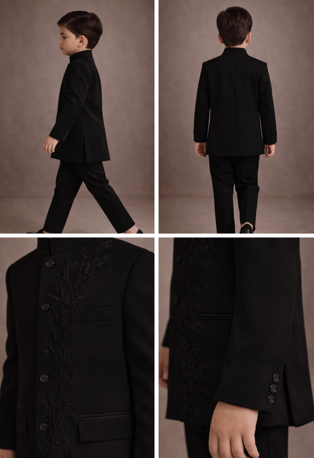 Pre Order:Black Luxe Sherwani And Pant