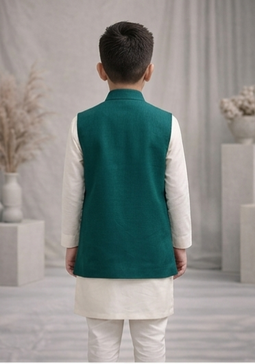 Pre Order: Flamingo Elegance Ethnic Kurta Set With Jacket