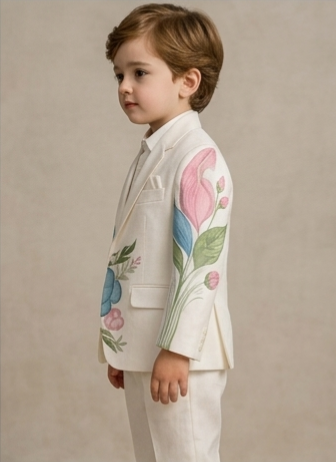 Pre Order: Floral Symphony Blazer Set
