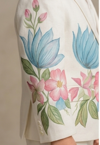 Pre Order: Floral Symphony Sherwani And Pant