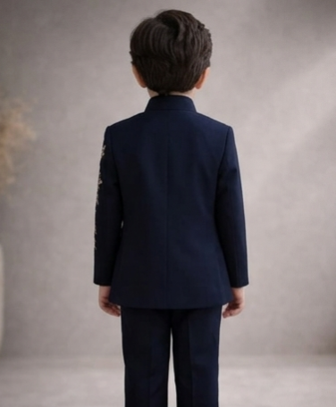 Pre Order:Zaroon Royal Navy Sherwani Set