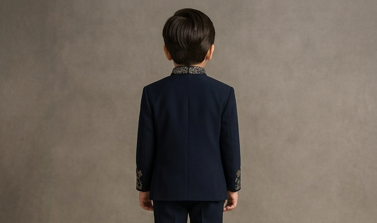 Pre Order: Royal Midnight Sherwani And Pant