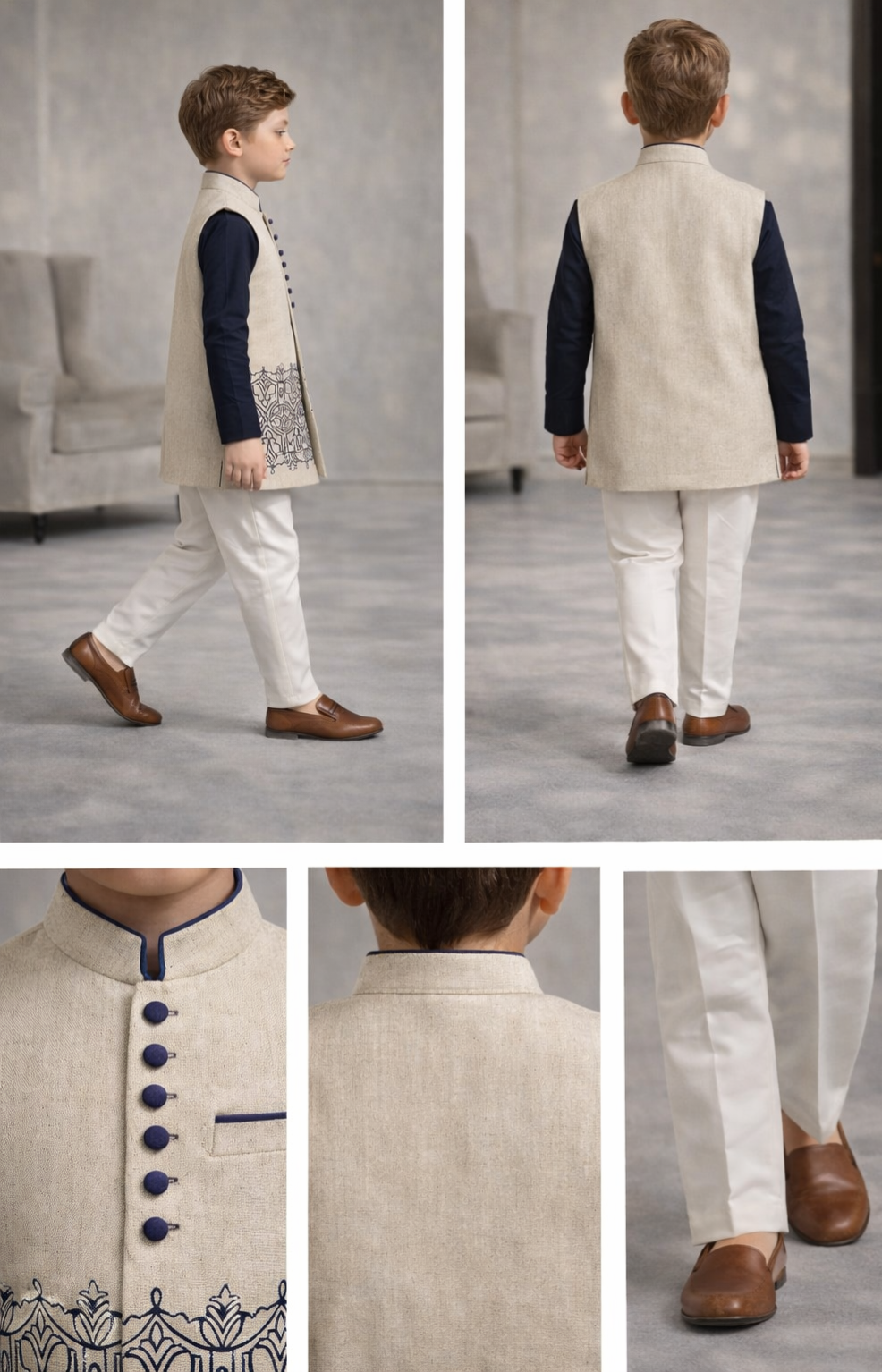 RTD Pre Order: Classic Charm Kurta Set With Jacket