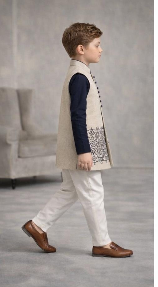 RTD Pre Order: Classic Charm Kurta Set With Jacket