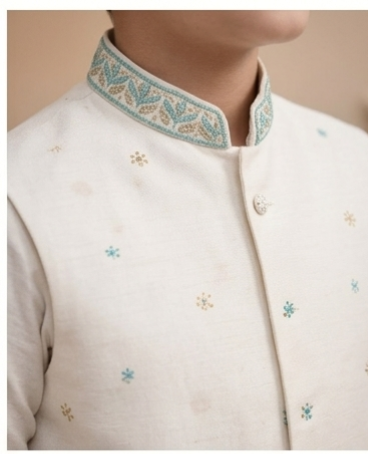 RTD Pre Order:  Elegant Floral Kurta Set With Jacket