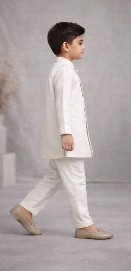 Pre Order: Royal Lotus Palace Kurta Set With Jacket