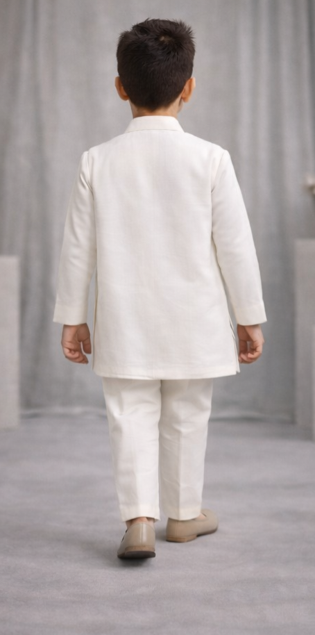 Pre Order: Royal Lotus Palace Kurta Set With Jacket