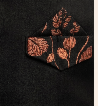 Pre Order: Embroidered Black Stylish Sherwani And Pant