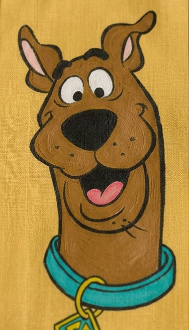 Pre Order: Yellow Scooby -Doo Hand Painted Coord Set