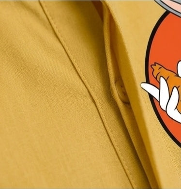 Pre Order: Yellow Bugs Bunny Hand Painted Coord Set